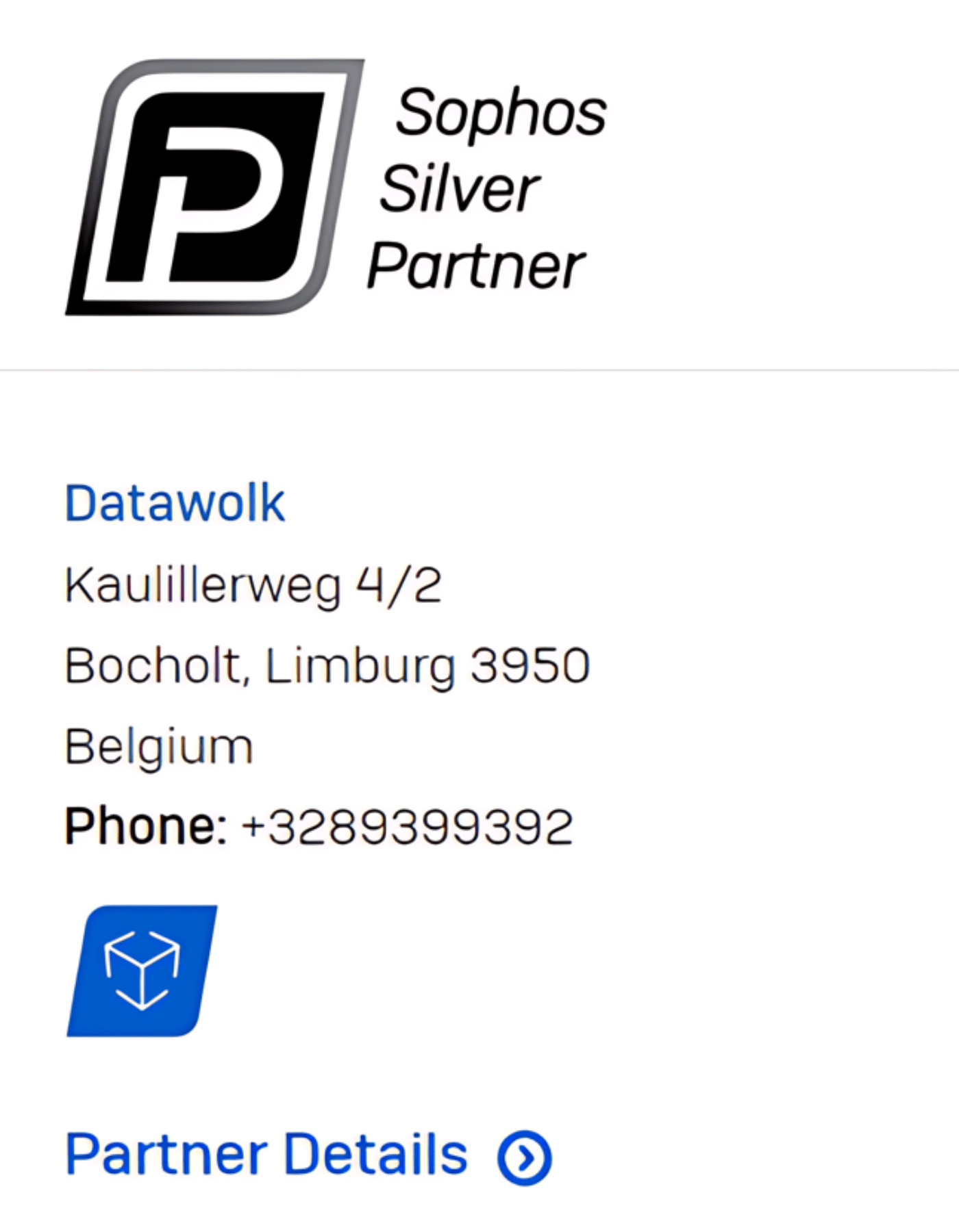 Datawolk is Sophos Silver Partner